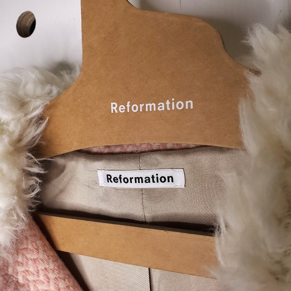 NEW RARE Reformation Lucille Pea Coat Jacket - Picture 6 of 7